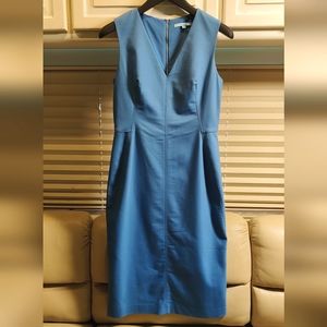 Antonio Melanie Blue Midi Dress